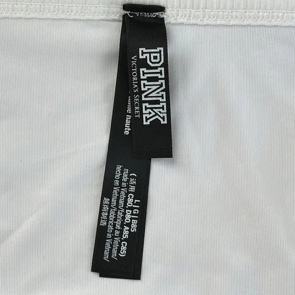 NWOT VS PINK Ribbed High Leg Cheeky Bikini Bottoms - Picture 7 of 8